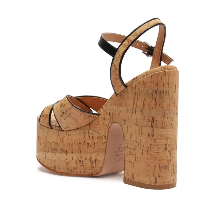Sandals Keefa Weekend Cutout Leather Sandal Cork Schutz Shoes Platforms