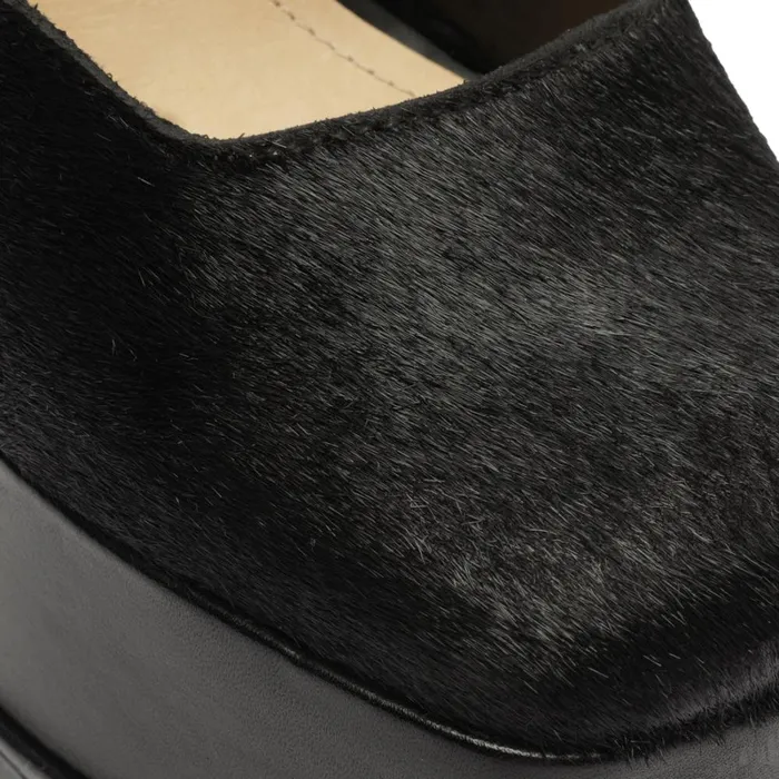 Sandals Luann CrocodileEmbossed Leather Pump Black Schutz Shoes Platforms