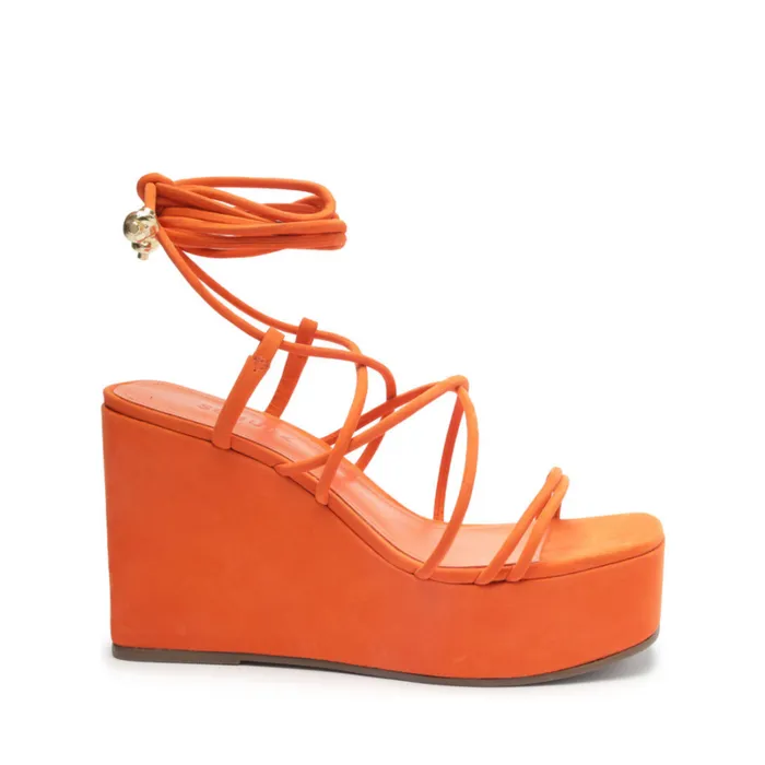 Sandals Magdalena Casual Platform Sandal Flame Orange Schutz Shoes Platforms