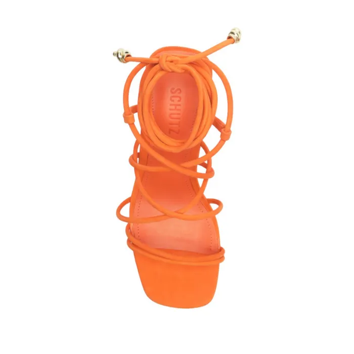 Sandals Magdalena Casual Platform Sandal Flame Orange Schutz Shoes Platforms