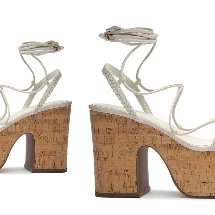 Sandals Maxima Cutout Leather Sandal Pearl Schutz Shoes Platforms Sandals Maxima Cutout Leather Sandal Pearl Schutz Shoes Platforms