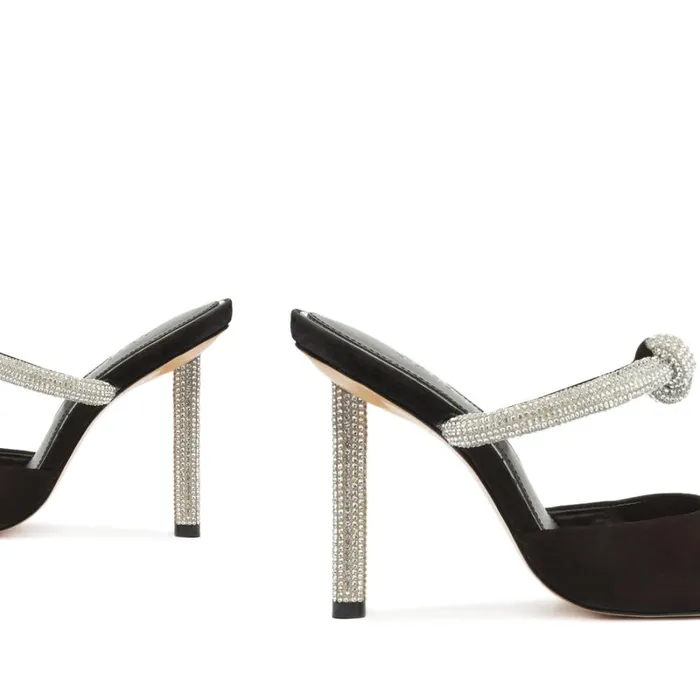 SandalsPumps Pearl Glam Pin Heel Pump Black Schutz Shoes Pumps