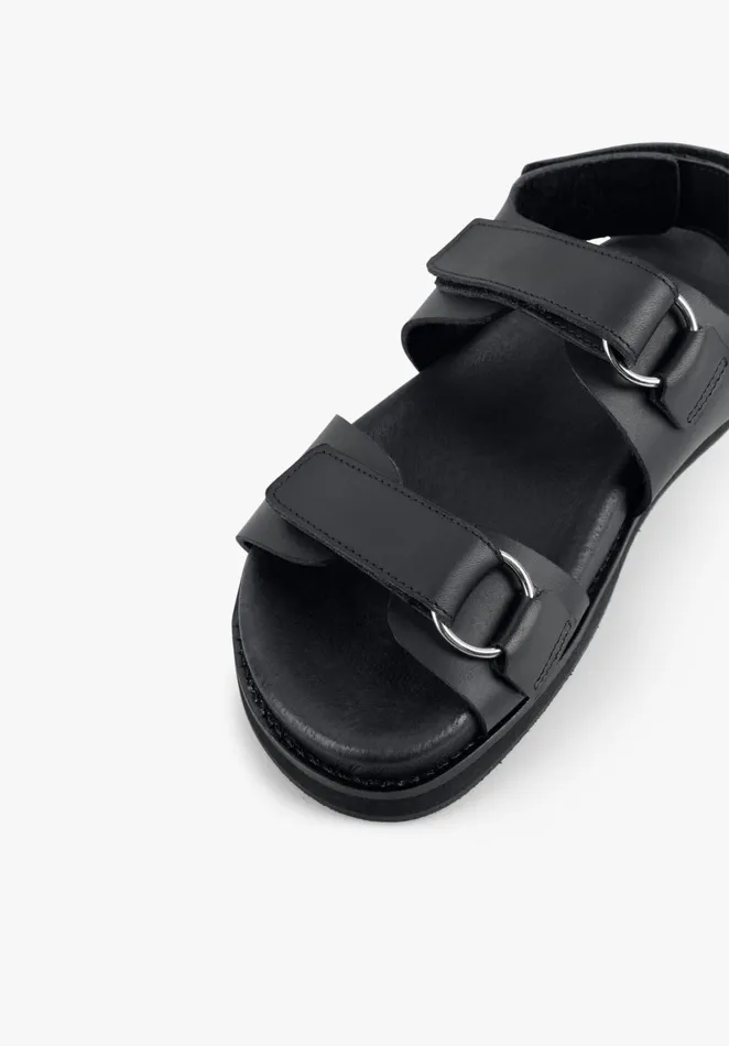 Sandals Women Hush Doby Chunky Sandals Black
