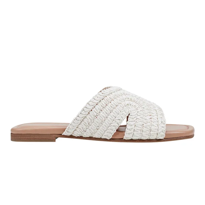 Sandals Women Narda Flat Sandal White Marc Fisher