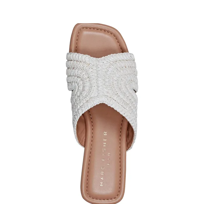 Sandals Women Narda Flat Sandal White Marc Fisher