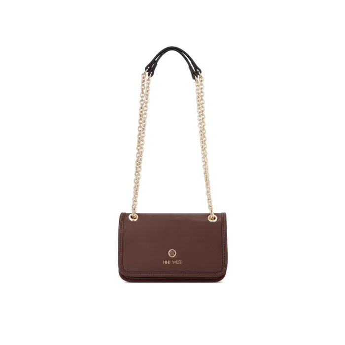 Saoirse Mini Convertible Crossbody Flap Raisin Women Nine West Crossbody