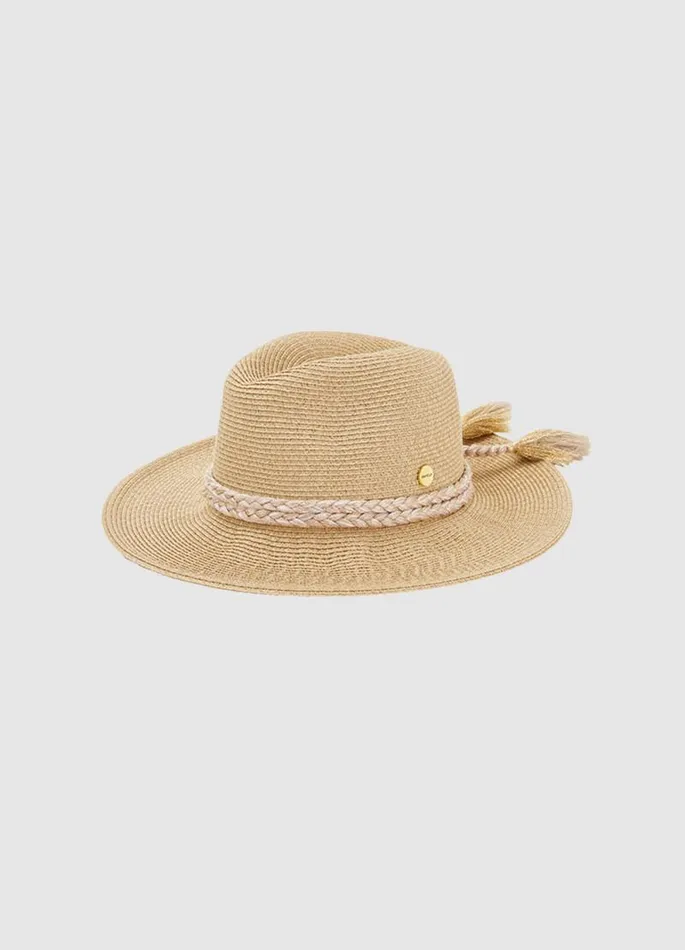 Seafolly Beach Hats Women Collapsible Fedora 8211 Gold