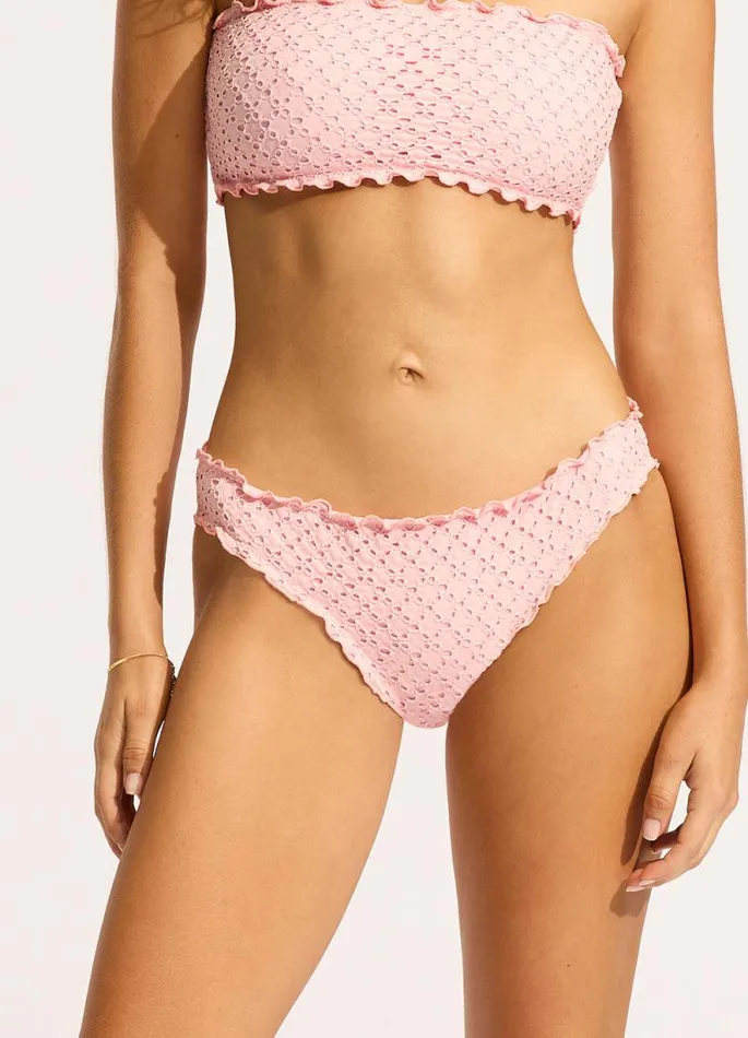 Seafolly Hipster Women Daydreamer Hipster Bikini Bottom 8211 Dusty Pink