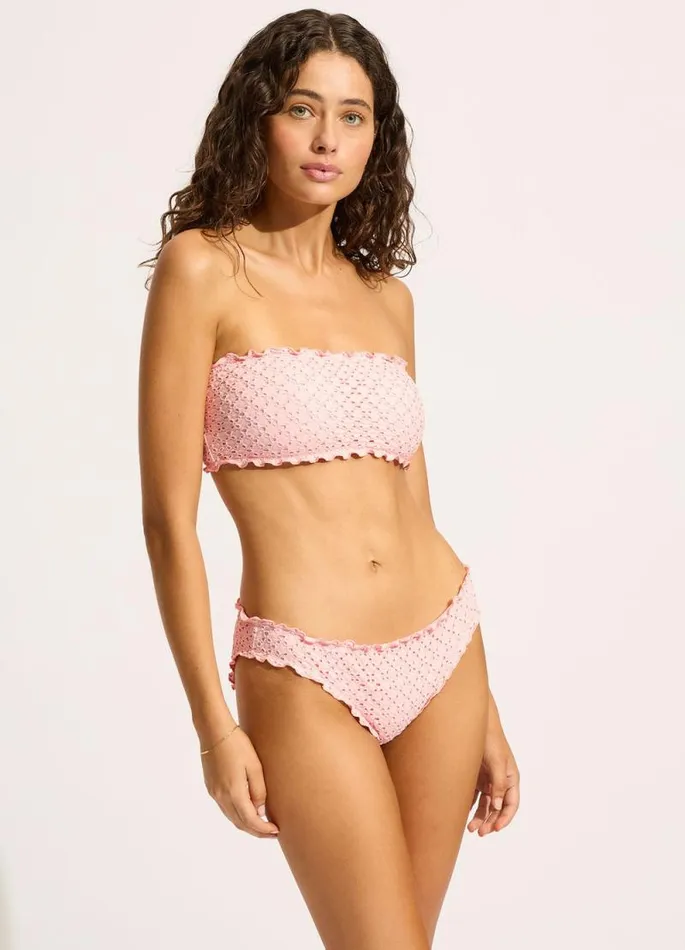 Seafolly Hipster Women Daydreamer Hipster Bikini Bottom 8211 Dusty Pink