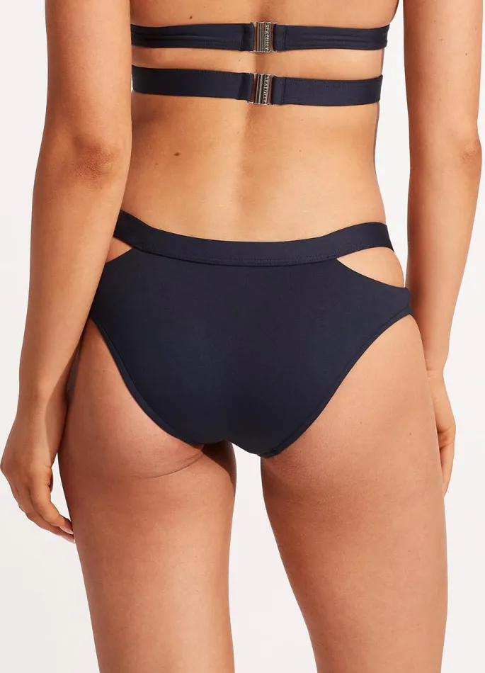 Seafolly Hipster Women Seafolly Collective Split Band Hipster Pant 8211 True Navy