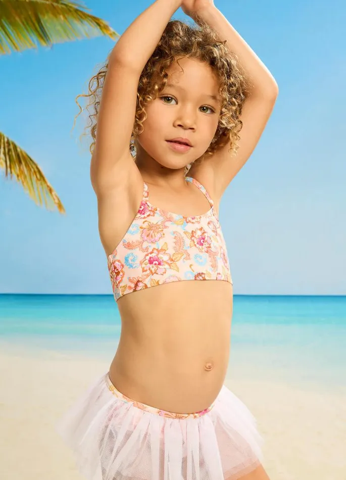 Seafolly Toddler and Girls 007 Years Girls Free Spirit Girls Tutu Bikini 8211 Free Spirit