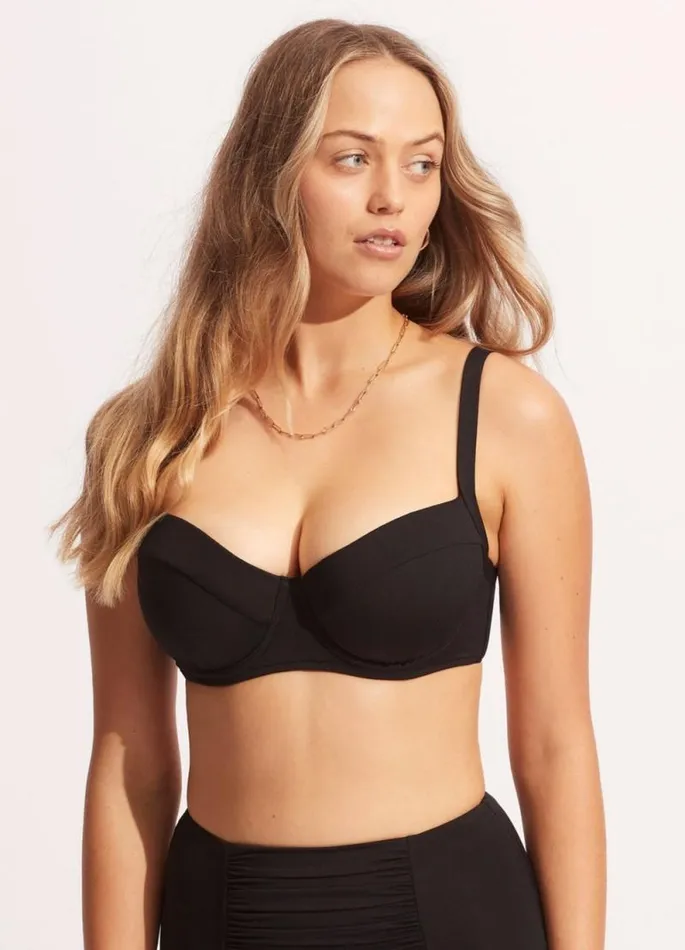 Seafolly Underwire Women Seafolly Collective DD Cup Underwire Bra 8211 Black