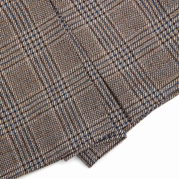 Self Portrait CoOrds Women Brown Check Mini Skort