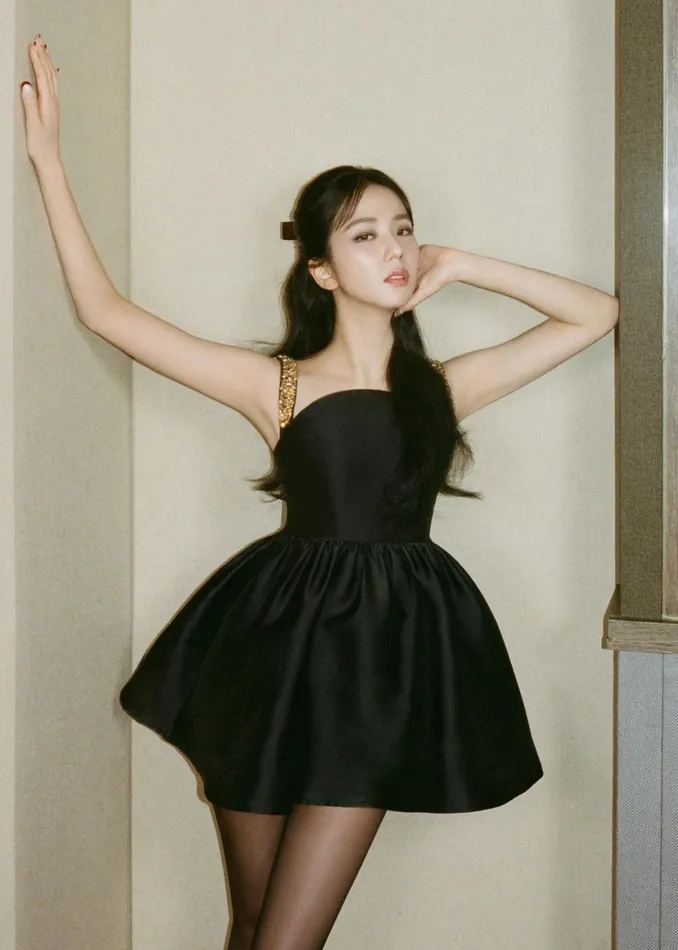 Self Portrait Dresses Women Black Taffeta Embellished Mini Dress