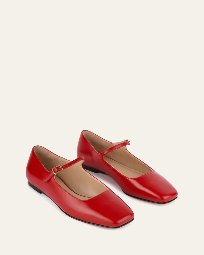Serenity casual flats salsa leather Women CASUAL jomercer Serenity casual flats salsa leather Women CASUAL jomercer