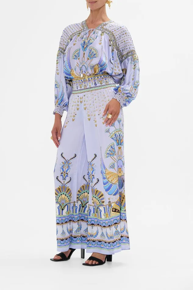 SHIRRED WAIST PANT UNDER SCARAB SKIES Under Scarab Skies Womens Camilla Pants