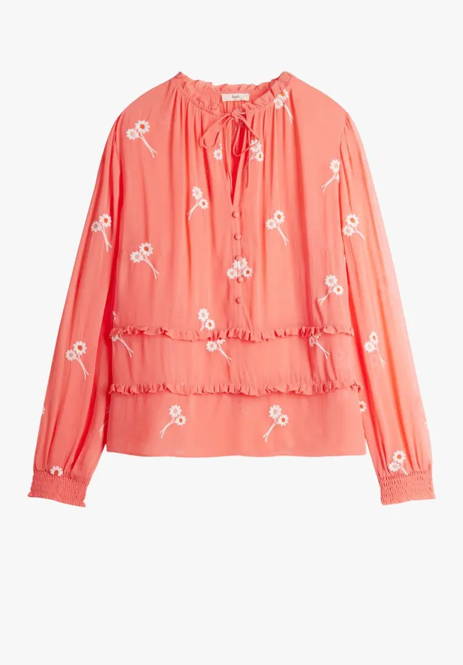Shirts and Blouses Women Hush Akina Embroidered Top Coralpink