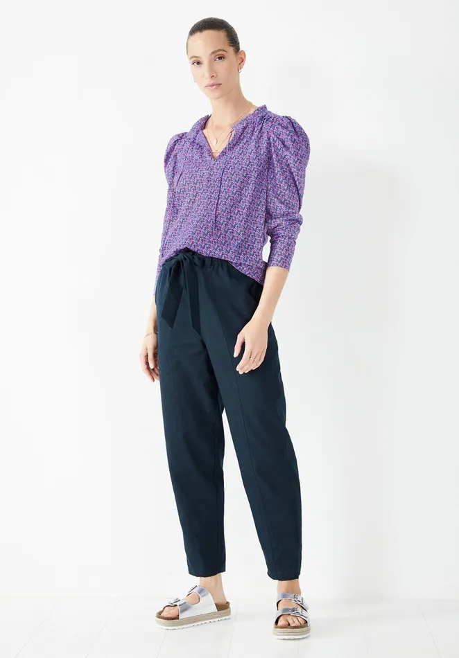 Shirts and Blouses Women Hush Mirabel Top Leafy Floral Blue