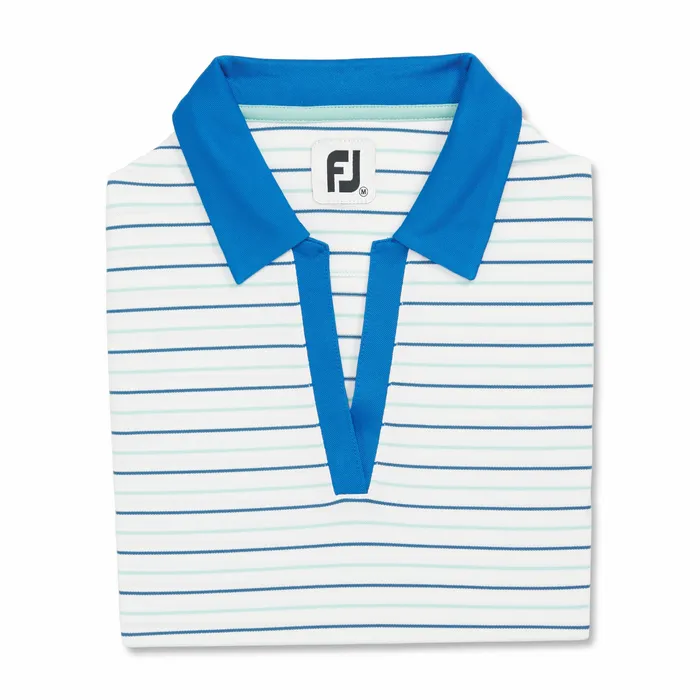 Shirts FootJoy Women Sleeveless Stripe Open Placket Women