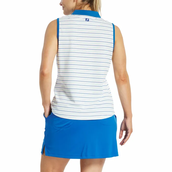 Shirts FootJoy Women Sleeveless Stripe Open Placket Women