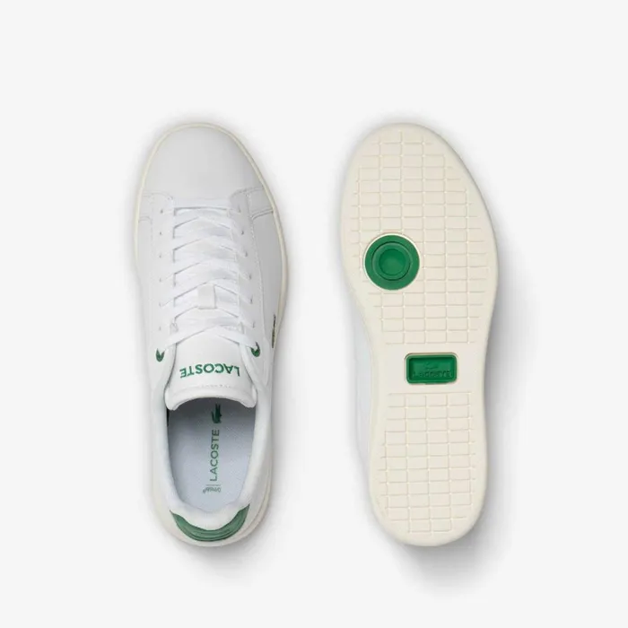 Shoes and Accessories Kids Lacoste Juniors039 Carnaby Pro Sneakers Whitegreen 082