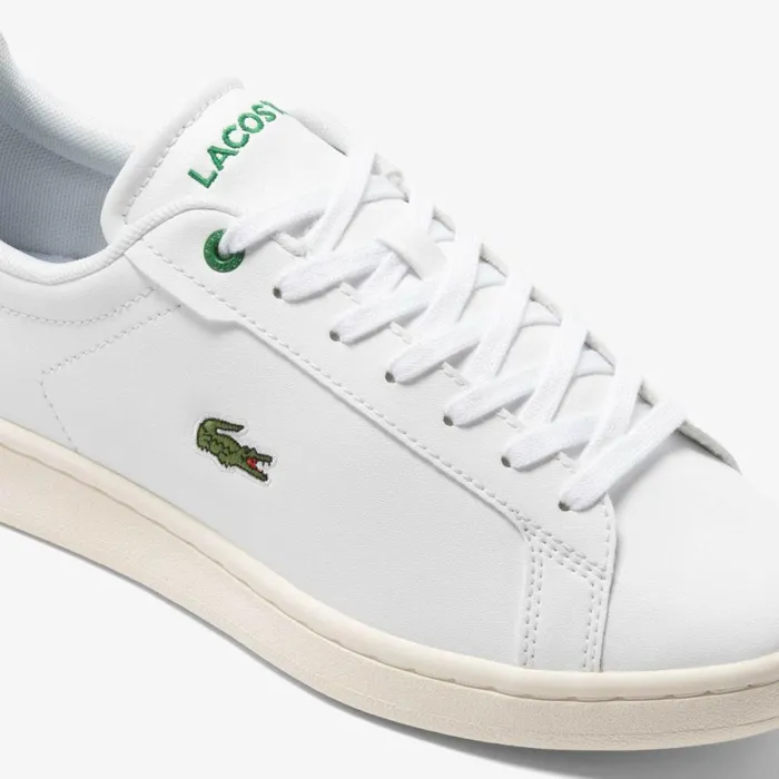 Shoes and Accessories Kids Lacoste Juniors039 Carnaby Pro Sneakers Whitegreen 082