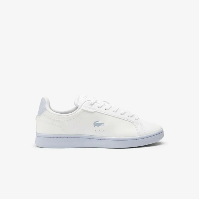 Shoes and Accessories Kids Lacoste Juniors039 Carnaby Pro Sneakers Whitelight Blue 1t3