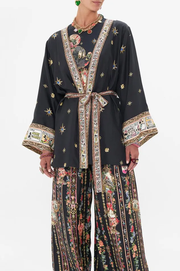 SHORT KIMONO WRAP MIDNIGHT AT MINNIES Midnight At Minnies Womens Camilla Kimonos