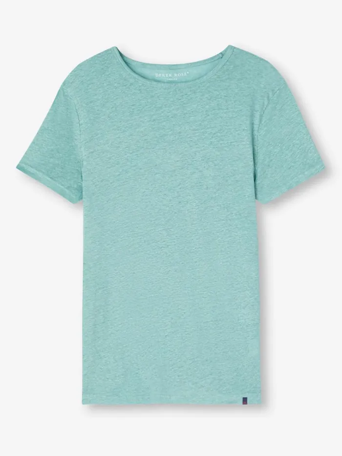 Short Sleeve TShirts Men Derek Rose TShirt Jordan Linen Soft Aqua
