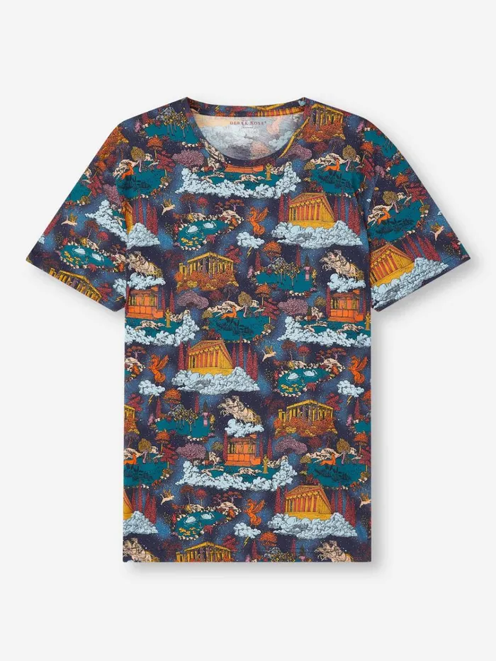 Short Sleeve TShirts Men Derek Rose TShirt Robin 15 Pima Cotton Multi