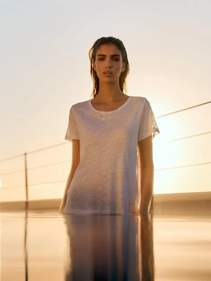 Short Sleeve TShirts Women Derek Rose TShirt Jordan Linen White