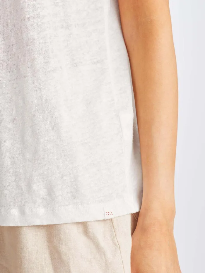 Short Sleeve TShirts Women Derek Rose TShirt Jordan Linen White