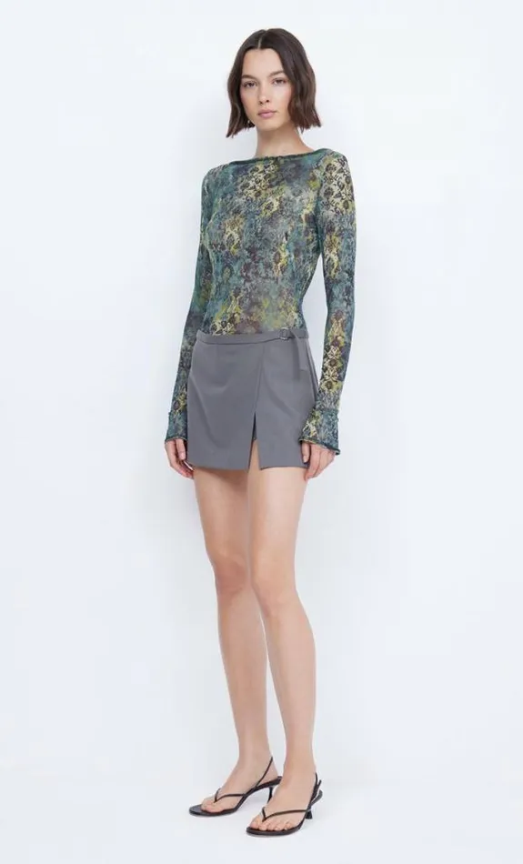 Shorts Pants Shop Bec Bridge Marissa Skort Elephant Grey