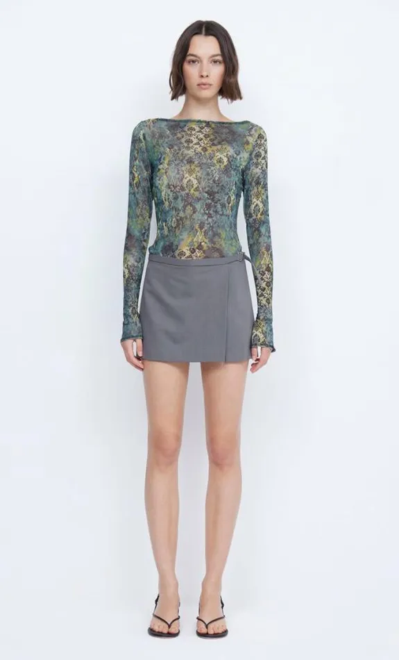 Shorts Pants Shop Bec Bridge Marissa Skort Elephant Grey