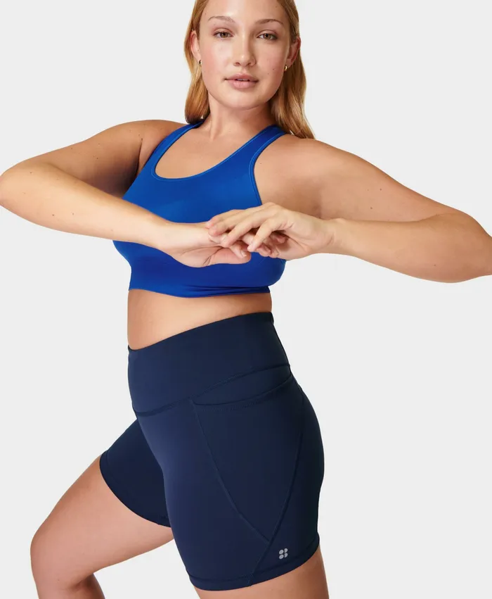 Shorts Skirts Women Power 48243 Cycling Shorts Navy Blue Sweaty Betty