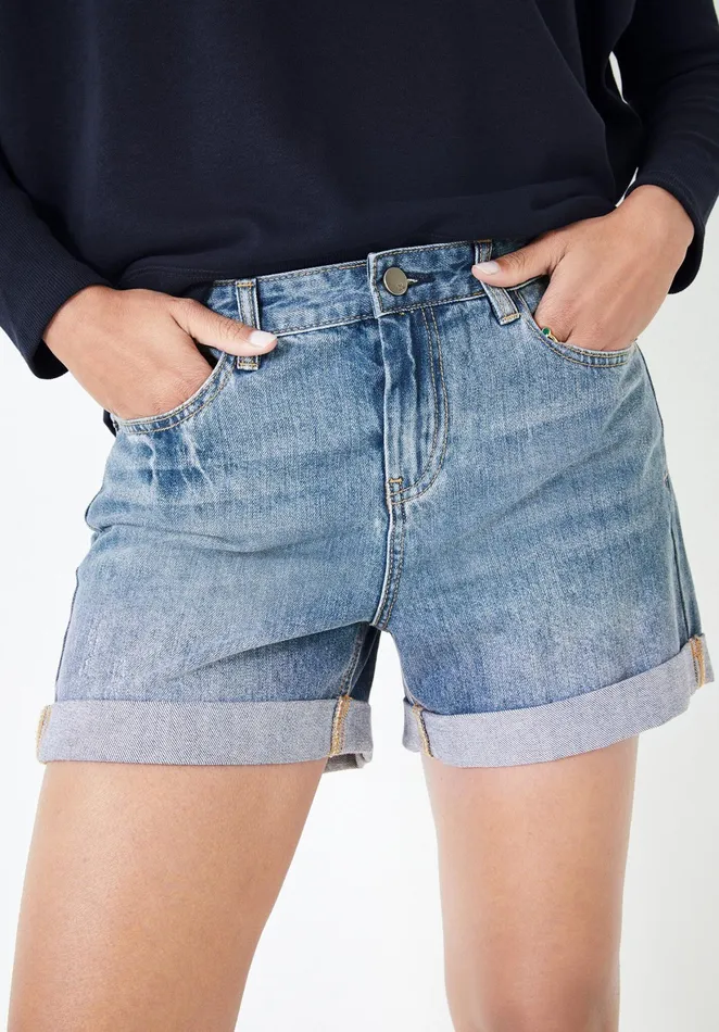 Shorts Women Hush Denim Shorts Light Blue Authentic