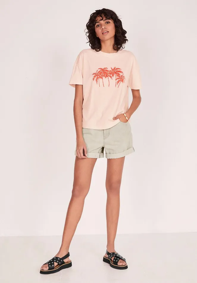 Shorts Women Hush Denim Shorts Light Grey