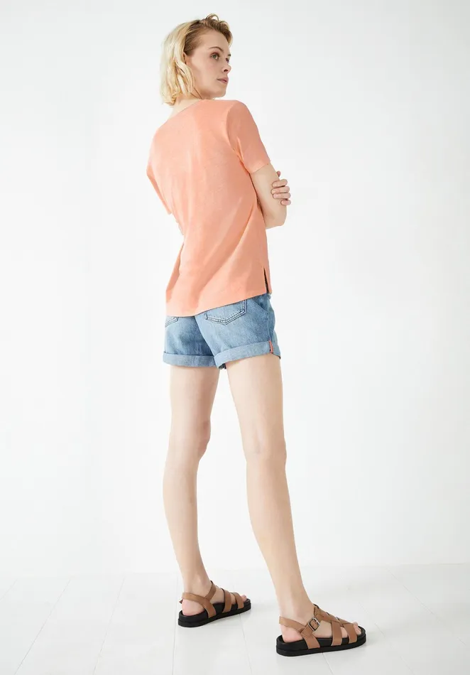 Shorts Women Hush Denim Shorts Pale Blue Authentic