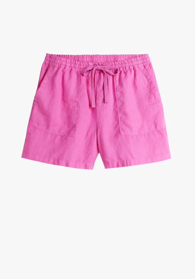 Shorts Women Hush Relaxed Linen Shorts Magenta