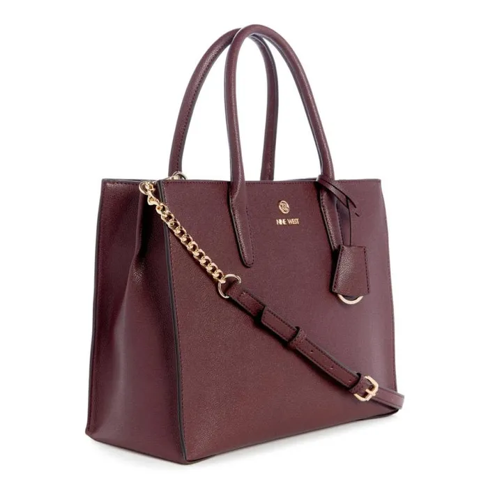 Siera Shopper Merlot Women Nine West Satchels and Shoulder Bags Siera Shopper Merlot Women Nine West Satchels and Shoulder Bags