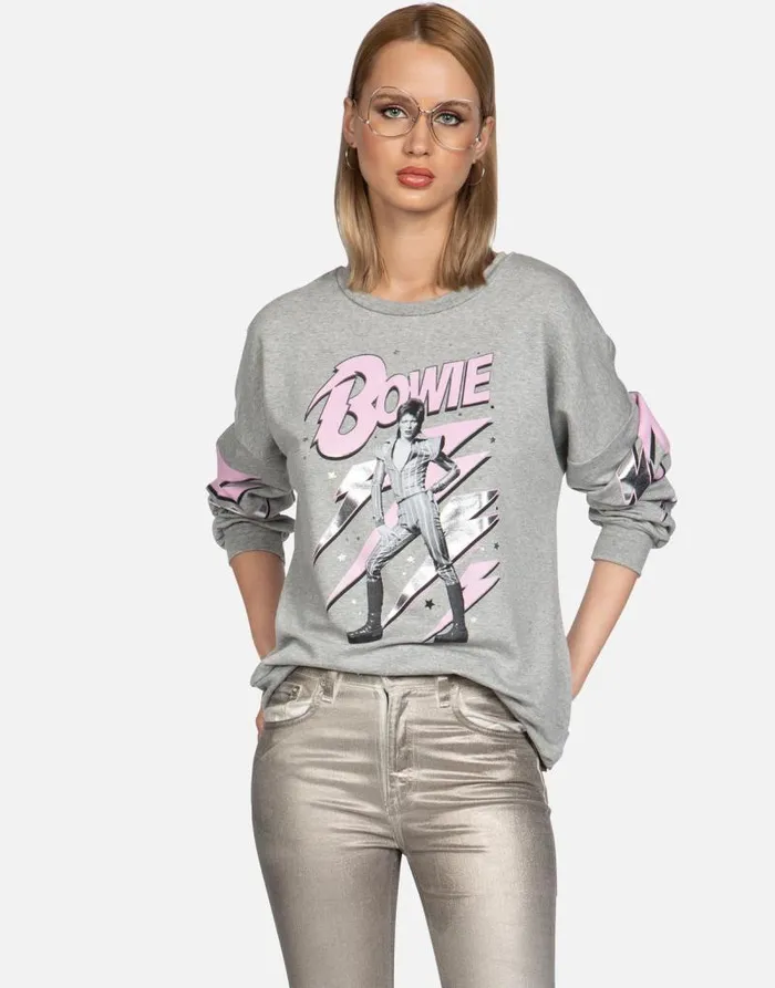 Sierra Bowie Stardust Heather Grey Women Lauren Moshi Long Sleeve
