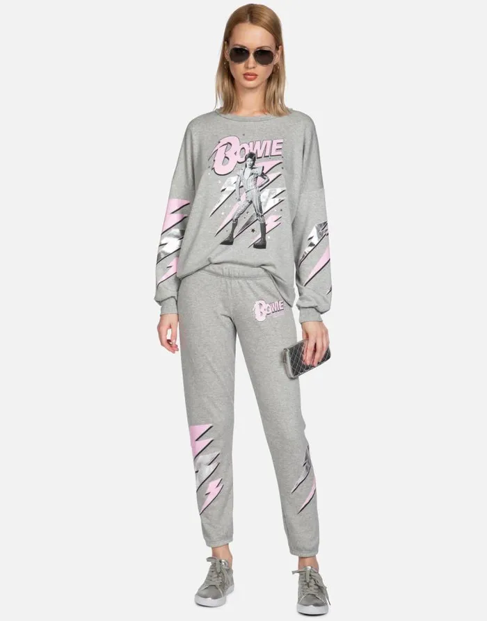 Sierra Bowie Stardust Heather Grey Women Lauren Moshi Long Sleeve