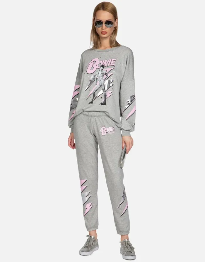 Sierra Bowie Stardust Heather Grey Women Lauren Moshi Long Sleeve