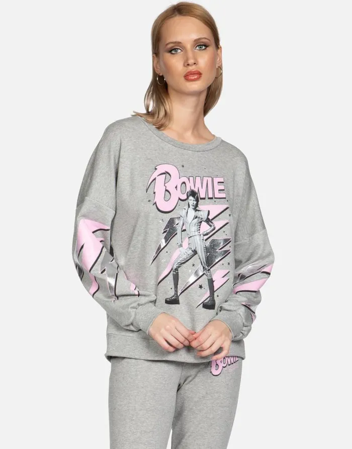 Sierra Bowie Stardust Heather Grey Women Lauren Moshi Long Sleeve