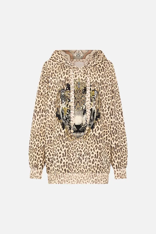 SILK BAND OVERSIZED HOODIE WITH POCKETS THE THRONE ROOM The Throne Room Womens Camilla Knitwear