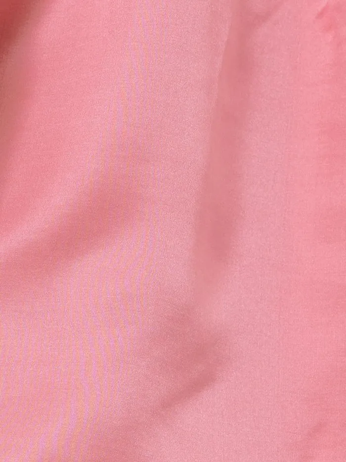 Silk Satin Blend Shirt Pink Women Jigsaw Shirts and Tops
