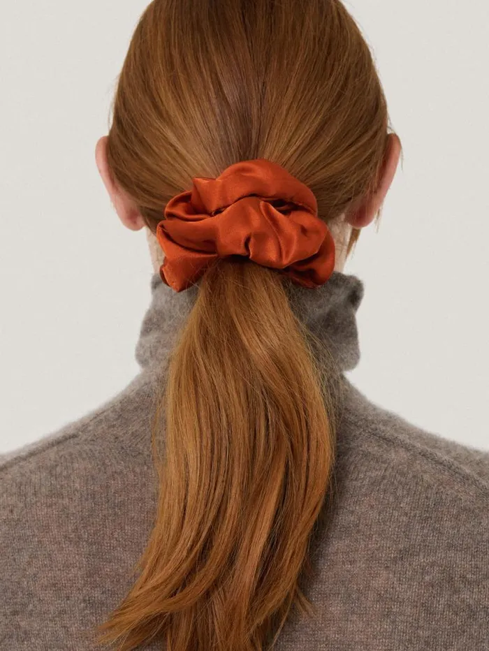 Silk Scrunchie Copper Women Jigsaw Pyjamas and Loungewear