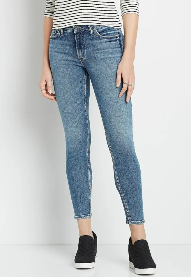 Silver Jeans Co Most Wanted Skinny Mid Rise Jean Women Maurices Jeans