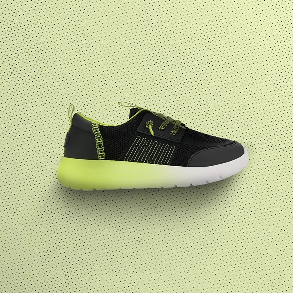 Sirocco Play Youth Sport Block BlackLime Punch Apparel Sneakers heydude