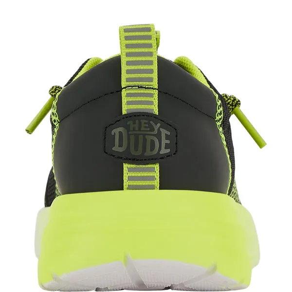 Sirocco Play Youth Sport Block BlackLime Punch Apparel Sneakers heydude
